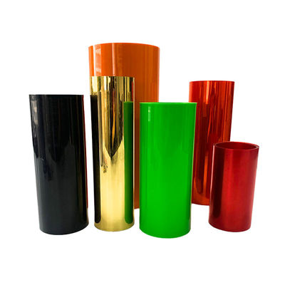 Tıbbi Kalite Sert PVC Film Rulo Paketleme Filmi Tiptop Renkli Şeffaf Esnek