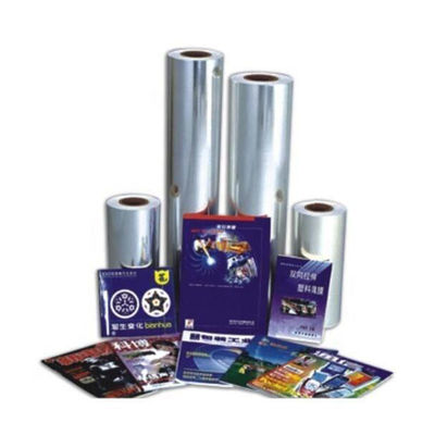BOPP Plain Film Jumbo Roll PVDC Plastik Shrink Wrap Film Yapıştırıcı olmadan Termal Temel 12-80um