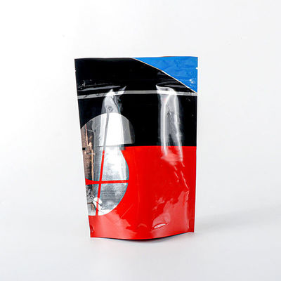 PVDC kaplamalı KPET Nem Kanıtlı Karbonat Protein Torbası Dik Zip Lock Gravure Baskı