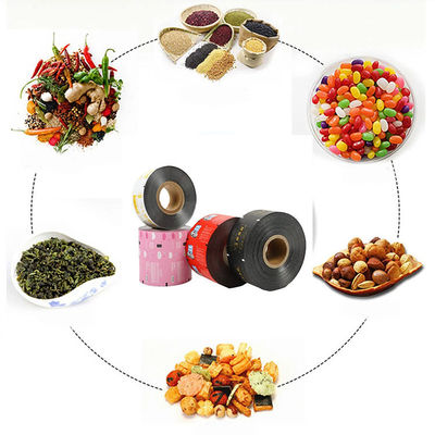 Atıştırmalık Fındık Yazdırma Özel Gıda Paketleme Torbaları Düz Alt Al/EVOH/PVDC Katmanı