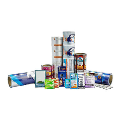 Baskılı ambalaj PVDC Laminasyonlu Paketler Gıdalar İçin Fermuarlı Rol