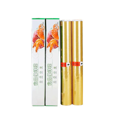 Çevre dostu Zehirli olmayan PVDC Gıdaları taze tutmak Mikrodalga için yapışkan film sargı