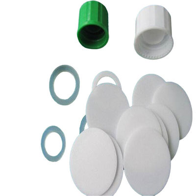 Plastik PVDC köpüklü Skim Seal Kapak kapakları için şişe kapağı mühürleme dökülme olmayan esneklik