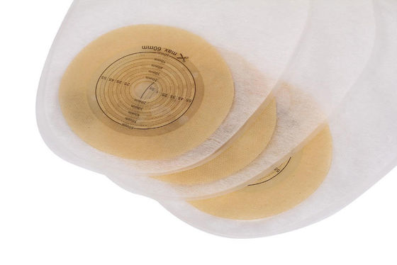 Tek katlı kolostomi torbası açık açık poşet kilidi kapanış 15-60 mm drenajlanabilir