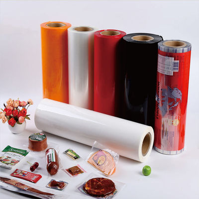 PA PE EVOH Çok katmanlı komposta edilebilir biyolojik olarak ayrıştırılabilir sosis ambalajı plastik film ruloları oluşturur