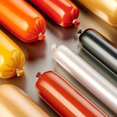 30-350mm Düz Genişlik PVDC Plastik Sosis Kaplama Filmi Sosis Ambalajı için 90C'ye Kadar Isıya Dirençli